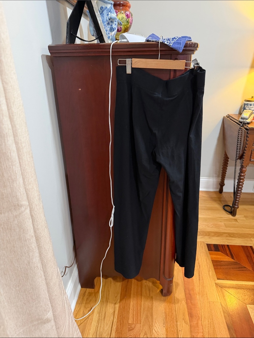 Eileen Fisher Black Womens PS  Stretch Dress Pants